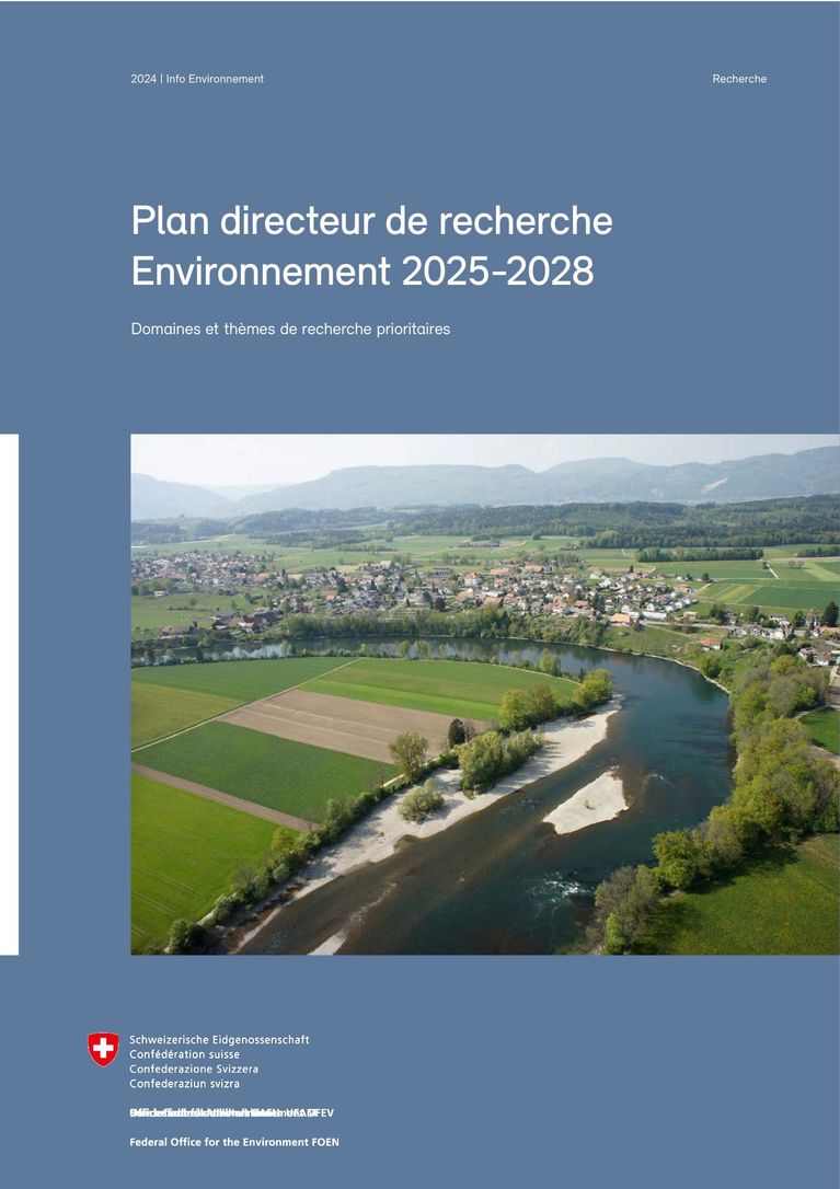 (OFEV, 2024) Plan directeur de recherche Environnement 2025-2028