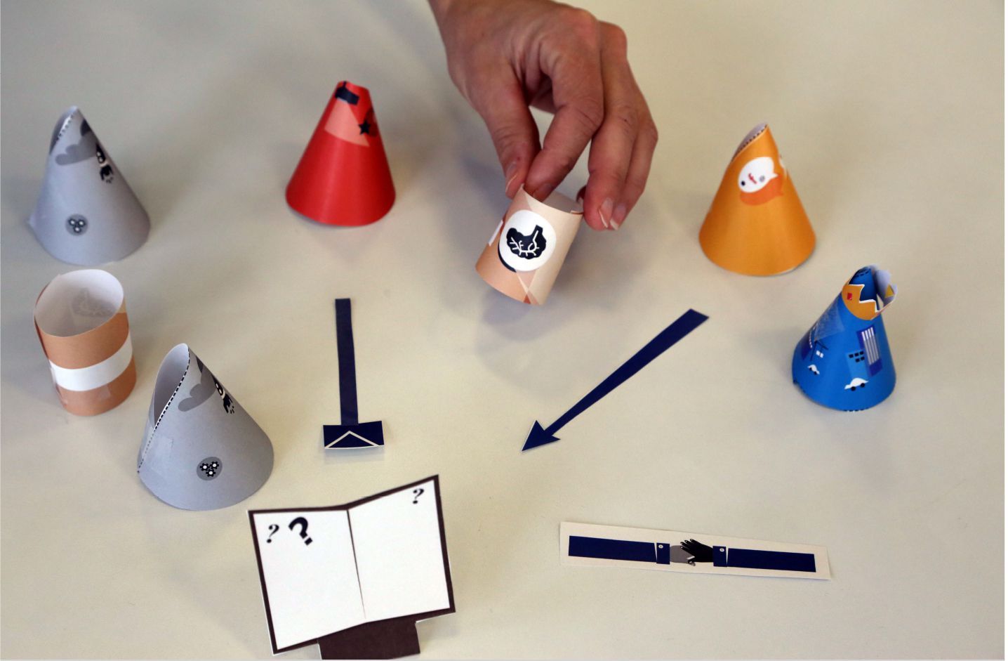 Paper cut outs that can be used when conducting this tool Paper cut outs that can be used when conducting this tool