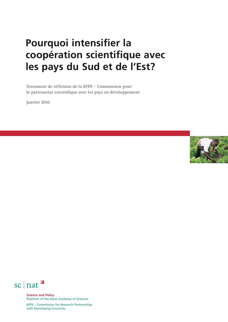 Pourquoi intensifier la coopération scientifique avec les pays du Sud et de l’Est?