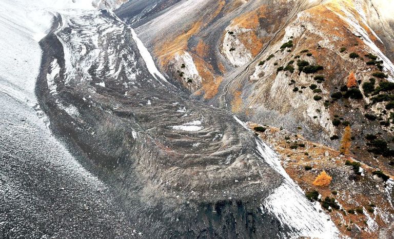 The rockglacier Val da l’Acqua is one of the first rockglaciers described and investigated systematically