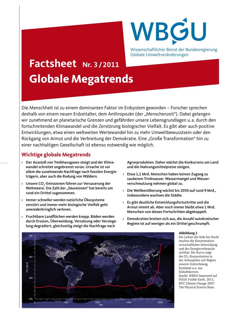 Download Factsheet: Globale Megatrends
