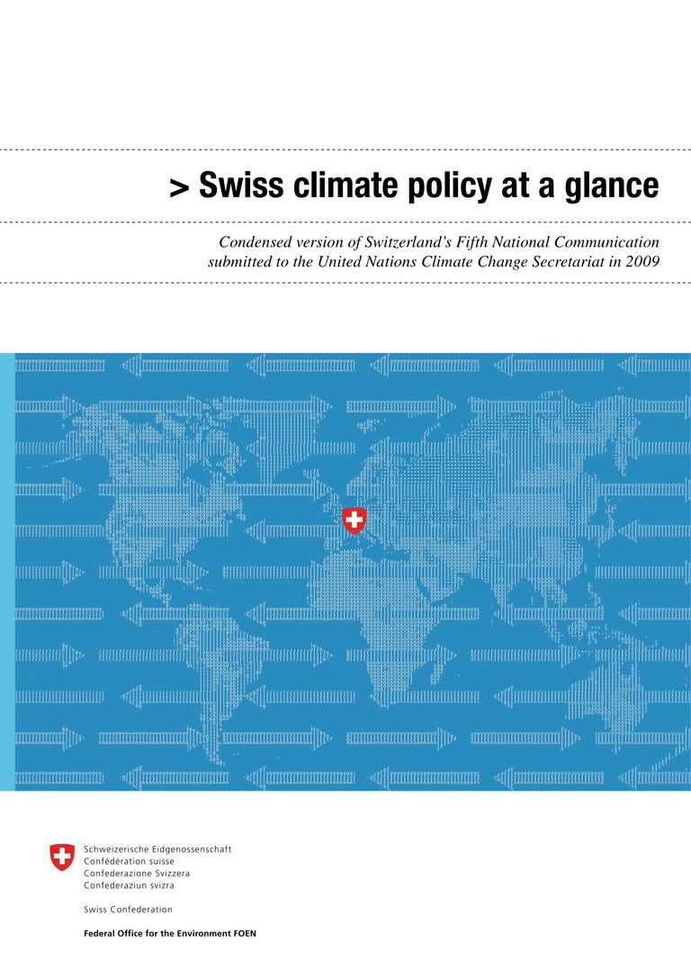 Executive Summary in English: Swiss climate policy at a glance