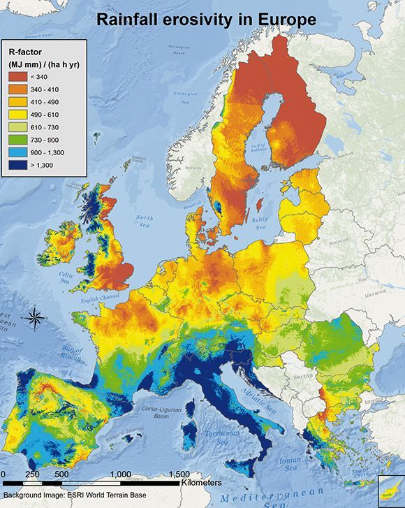 Rainfall Erosivity Database and Map