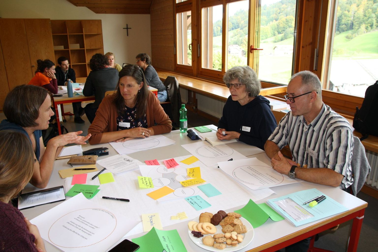 Des discussions animées ont eu lieu lors de l'atelier sur « Les parcs comme moteurs de l'innovation sociale dans les zones rurales ? »
