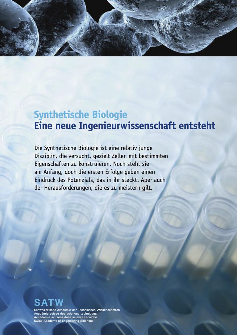 Titelbild: Synthetische Biologie Eine neue Ingenieurwissenschaft entsteht Titelbild: Synthetische Biologie Eine neue Ingenieurwissenschaft entsteht