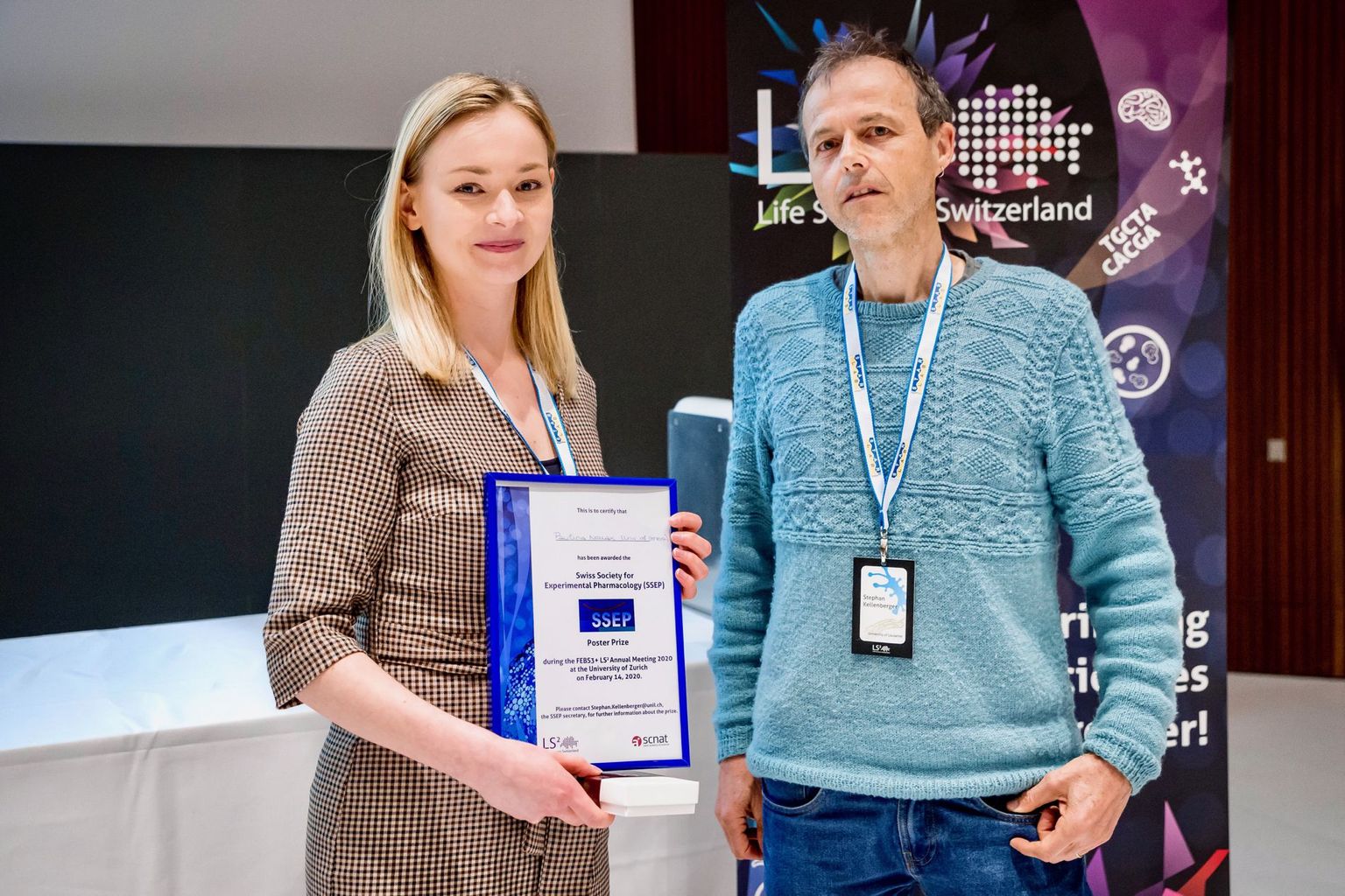 SSEP poster prize at LS2 meeting 2020