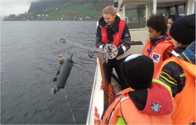 Demonstration einer Probenahme Demonstration einer Probenahme