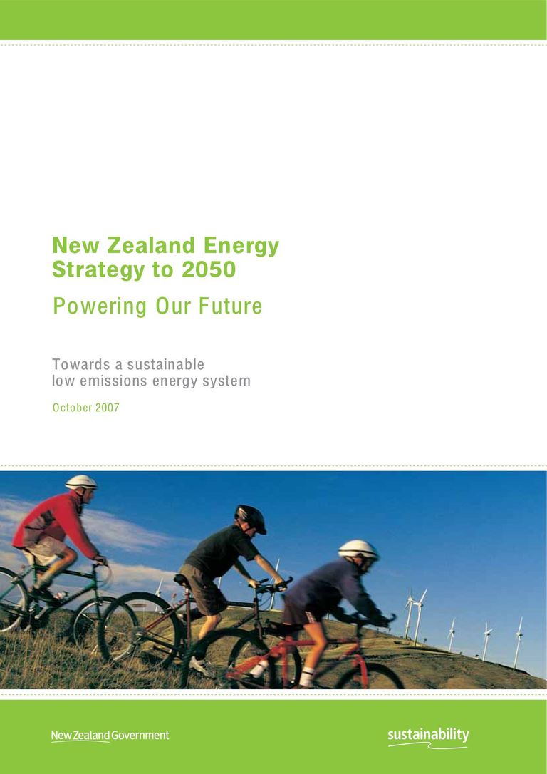 New Zealand Energy Strategy to 2050: New Zealand: ambitious plan to reduce greenhouse gas emissions