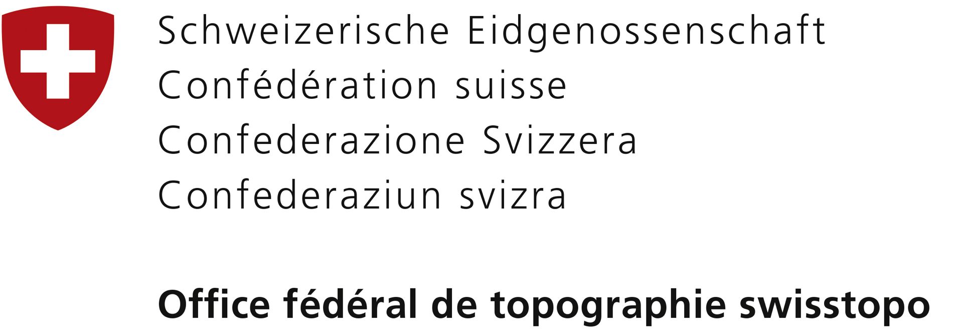 Office fédéral de topographie swisstopo swisstopo Logo Français