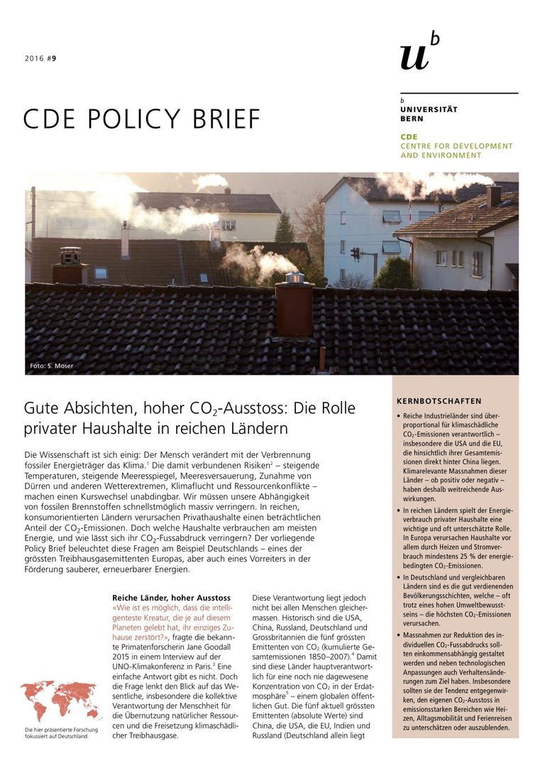 CDE Policy Brief 2016/9
