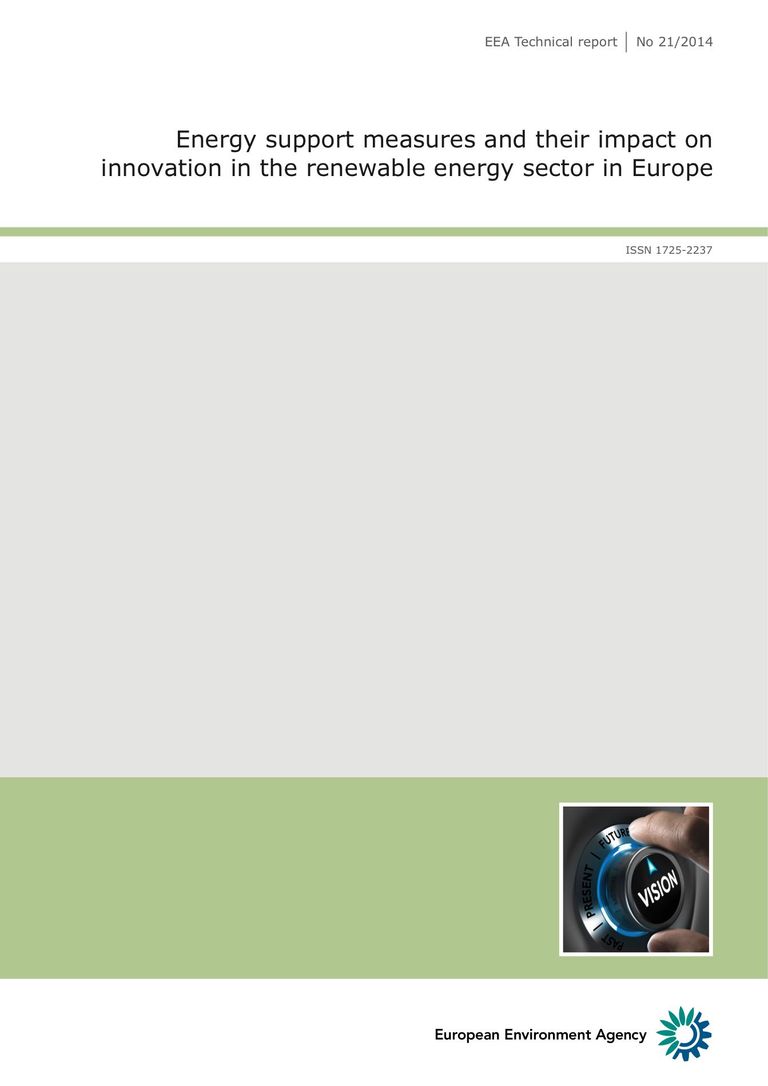 Download the full report "Energy support measures and their impact": Energy support measures and their impact on innovation in the renewable energy sector in Europe