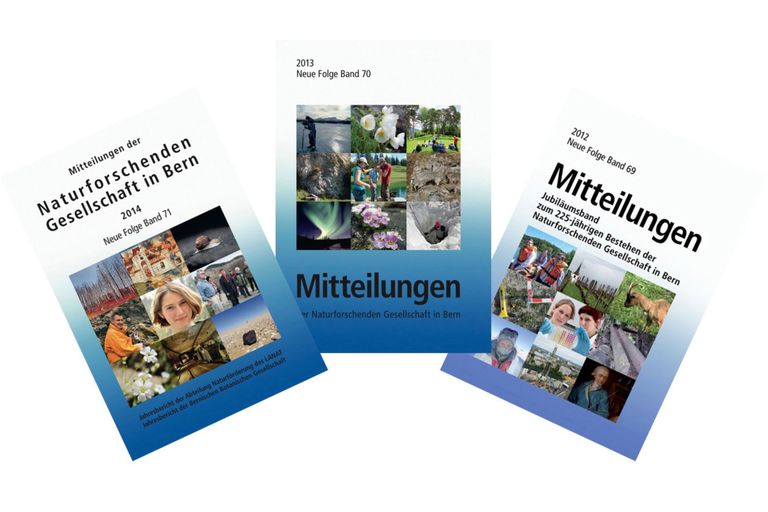 Mitteilungen der Naturforschenden Gesellschaft in Bern Mitteilungen der Naturforschenden Gesellschaft in Bern