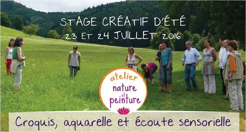 Bandeau Stage Nature et Peinture 2016