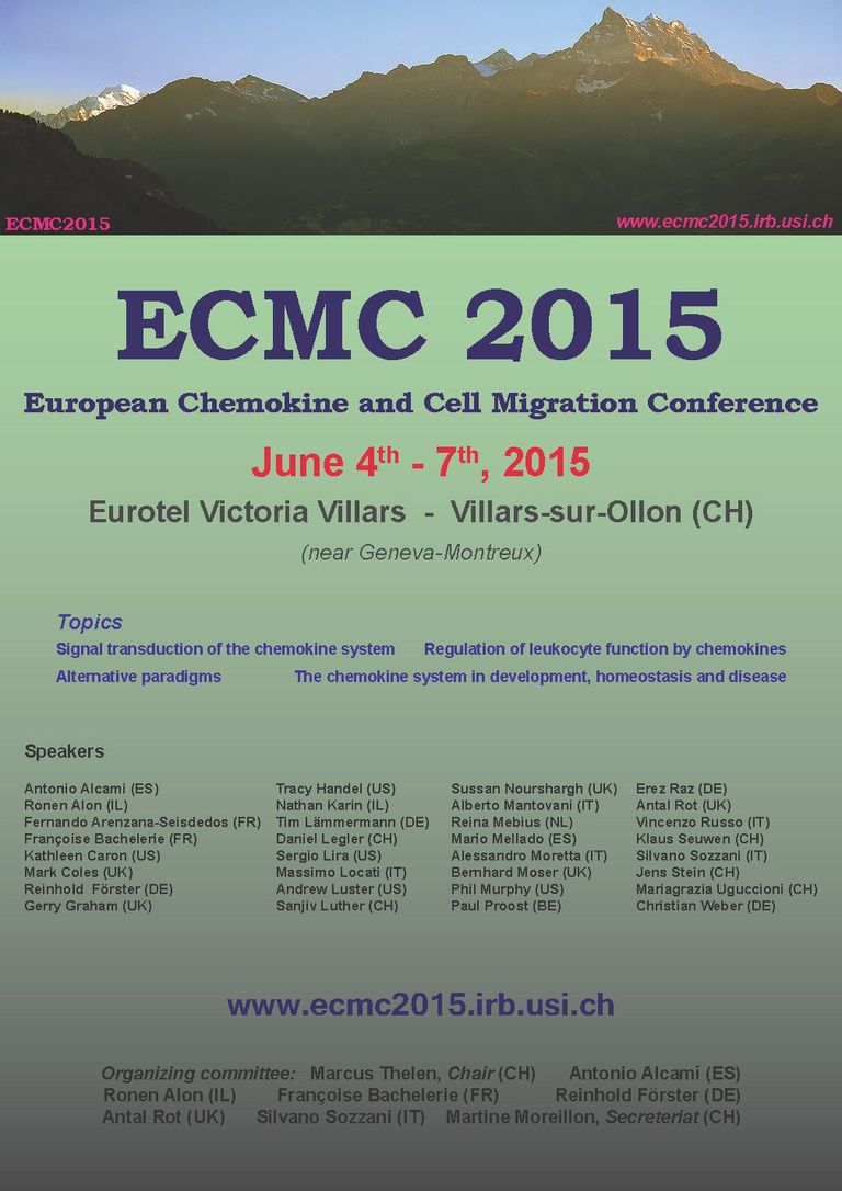 ECMC Chemokine and Cell Migration Foto Flyer