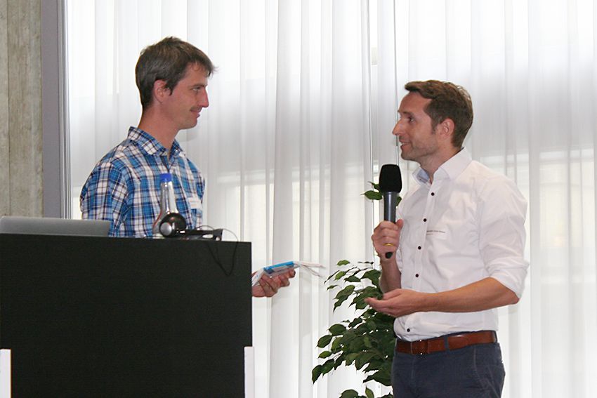Melchior Grab & Alexander Damm-Reiser (Congrès « Télédétection : applications pour l'hydrologie et la limnologie »)