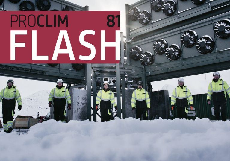 En Islande, l’usine « Orca » de l’entreprise « Climeworks » extrait directement le CO₂ de l’air, afin de le stocker sous terre. En Islande, l’usine « Orca » de l’entreprise « Climeworks » extrait directement le CO₂ de l’air, afin de le stocker sous terre.