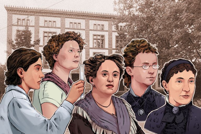 Des pionnières à l’Université de Zurich : les premières docteures en chimie au monde. Des pionnières à l’Université de Zurich : les premières docteures en chimie au monde.