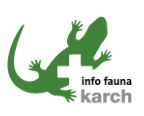 Logo de info fauna - Centre de coordination pour la protection des reptiles et des amphibiens de SuisseCentre de coordination pour la protection des reptiles et des amphibiens de Suisse