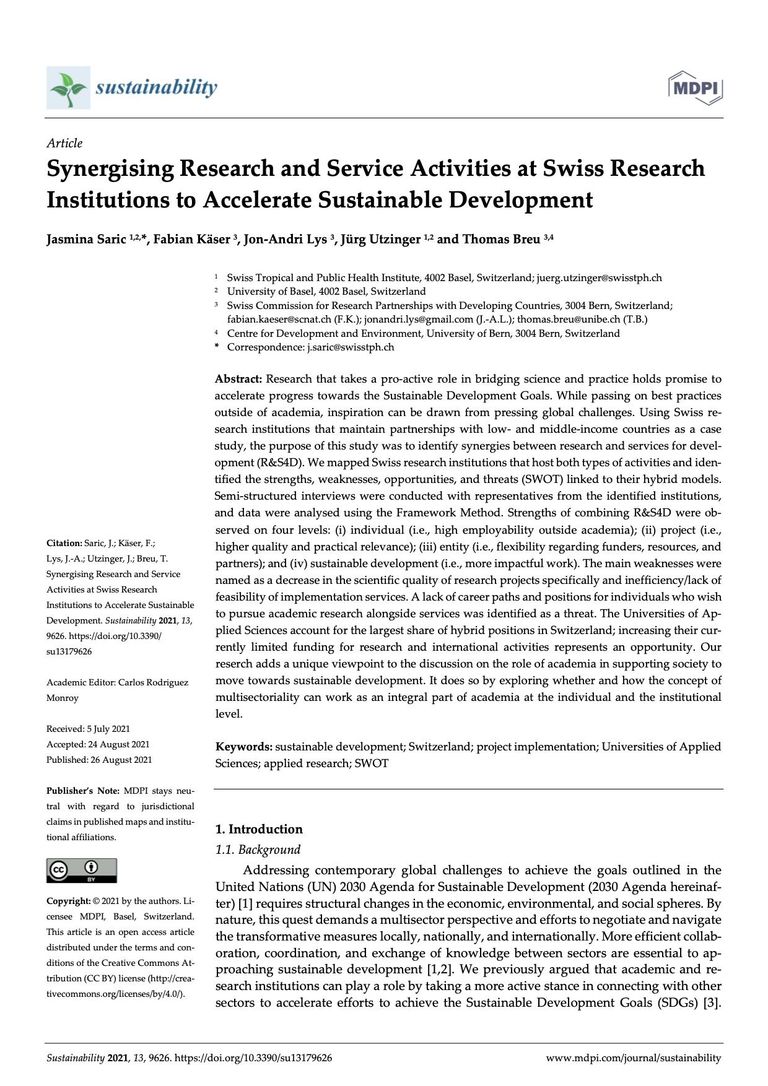 Saric et al. Sustainability Saric et al. Sustainability