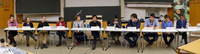 An interdisciplinary panel of young scientists discusses synthetic biology