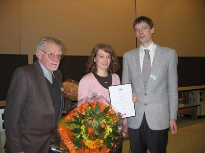 SPG Preisgewinnerin 2007 Carla Fröhlich SPG Preisgewinnerin 2007 Carla Fröhlich