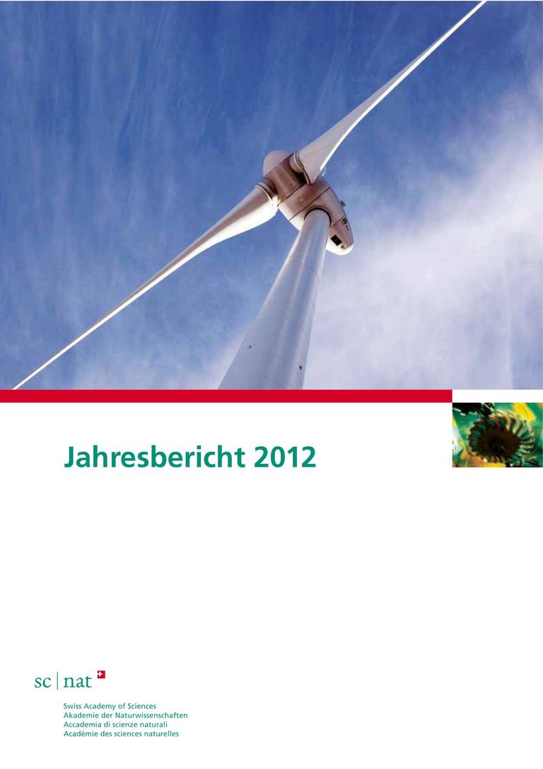 SCNAT Jahresbericht 2012