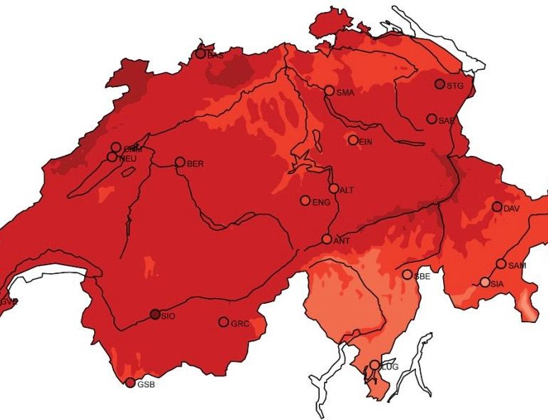 Klimawandel Schweiz Klimaportal