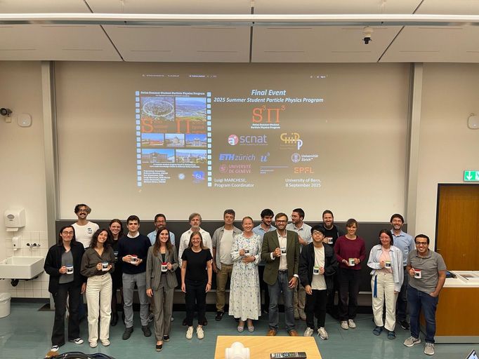 Swiss Summer students and their supervisors Swiss Summer students and their supervisors