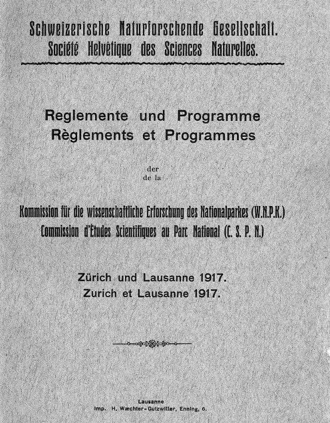 Titelbild Forschungskonzept 1917
