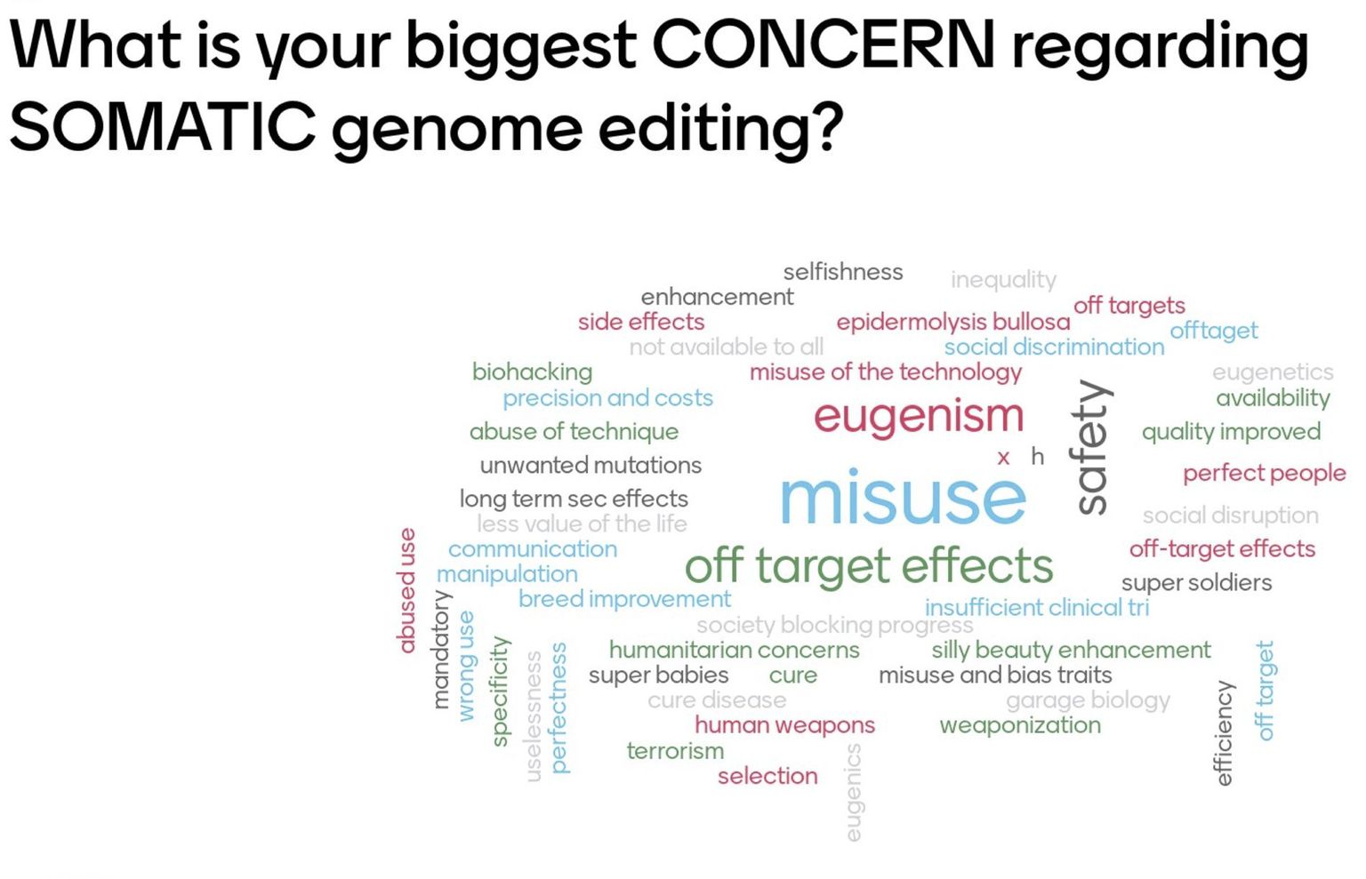 Main concerns regarding somatic genome editing (18th February 2021)