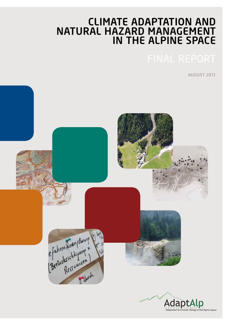 Download report: Climate adaptation and natural hazard management in the alpine space