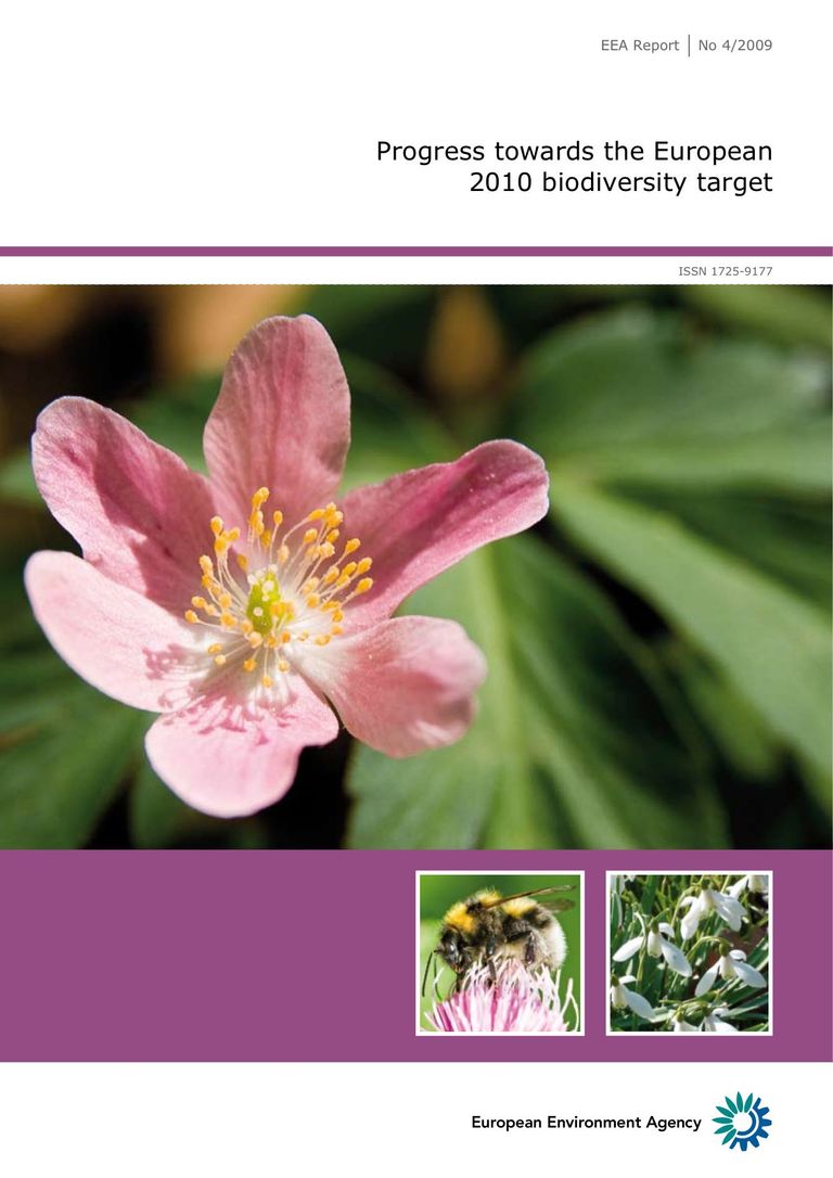 Download EEA Report No 4/2009: Progress towards the European 2010 biodiversity target