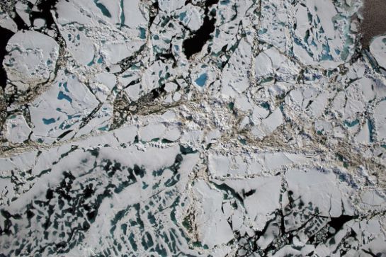 Eisschild in der Tschuktschensee