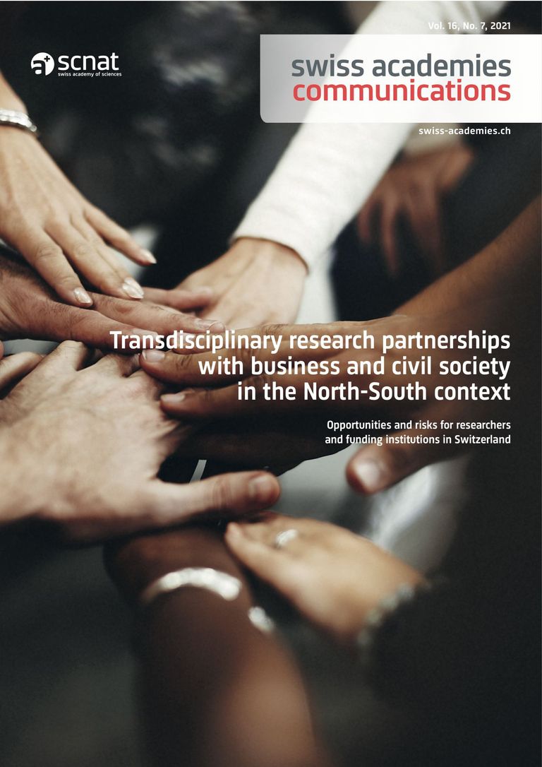 Research partnerships with business and civil society
