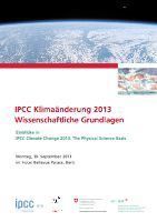 Teaser: Stakeholder-Anlass "IPCC Climate Change 2013: The Physical Science Basis"