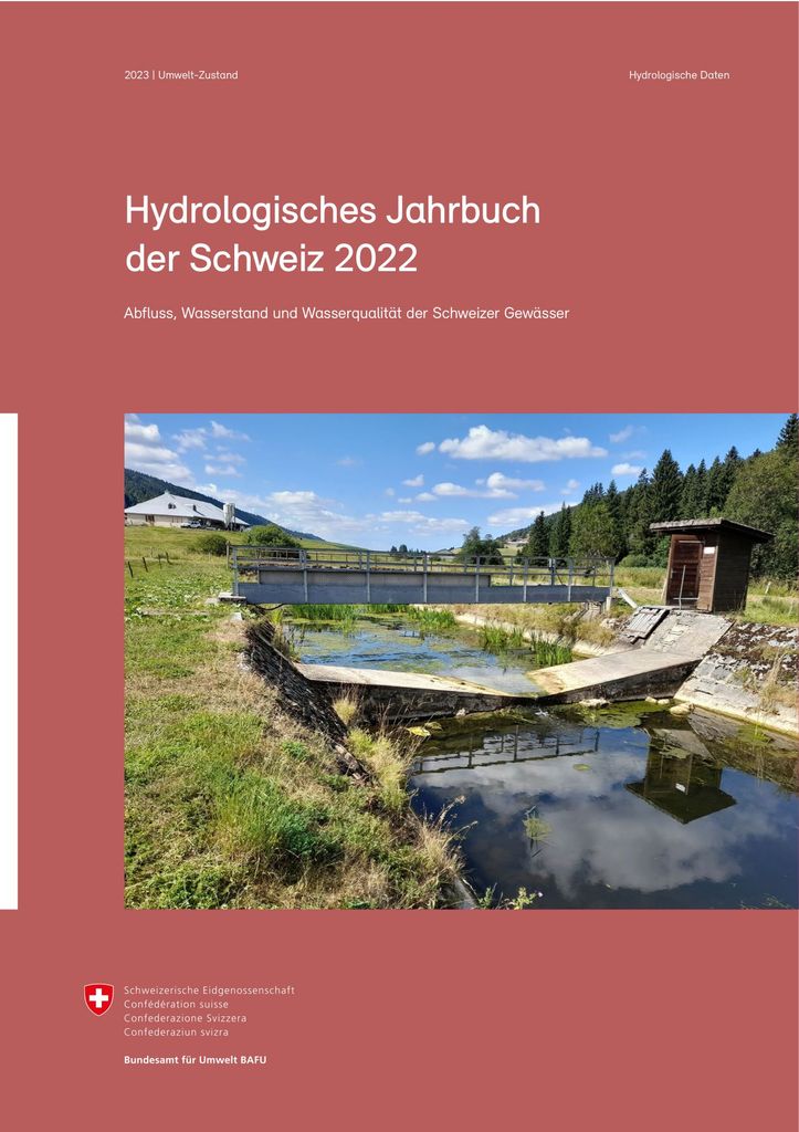 BAFU (2023) Hydrologisches Jahrbuch der Schweiz 2022