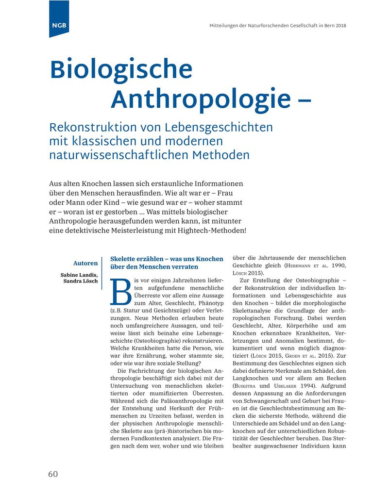 Biologische Anthropologie