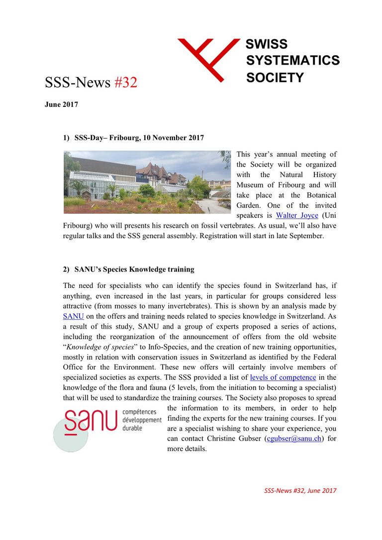 SSS Newsletter 32