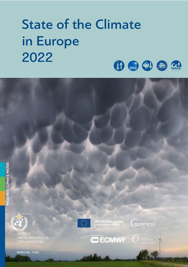 State of the climate in Europa 2022