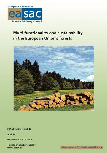 EASAC-Bericht "Multi-functionality and sustainability in the European Union’s forests"