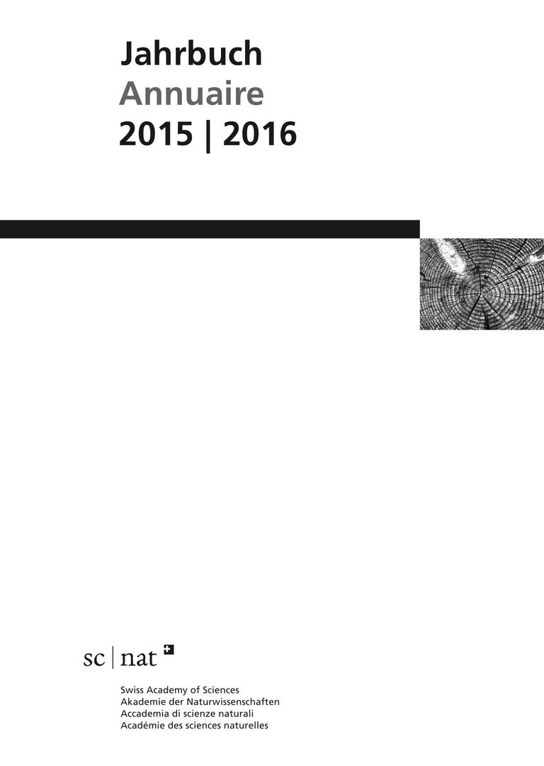 Jahrbuch 2015/2016 der SCNAT