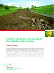 Surface requise par la sauvegarde de la biodiversité en Suisse – version courte