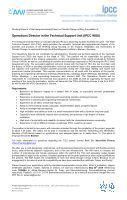 Teaser: IPCC Job: Operations Director in the Technical Support Unit