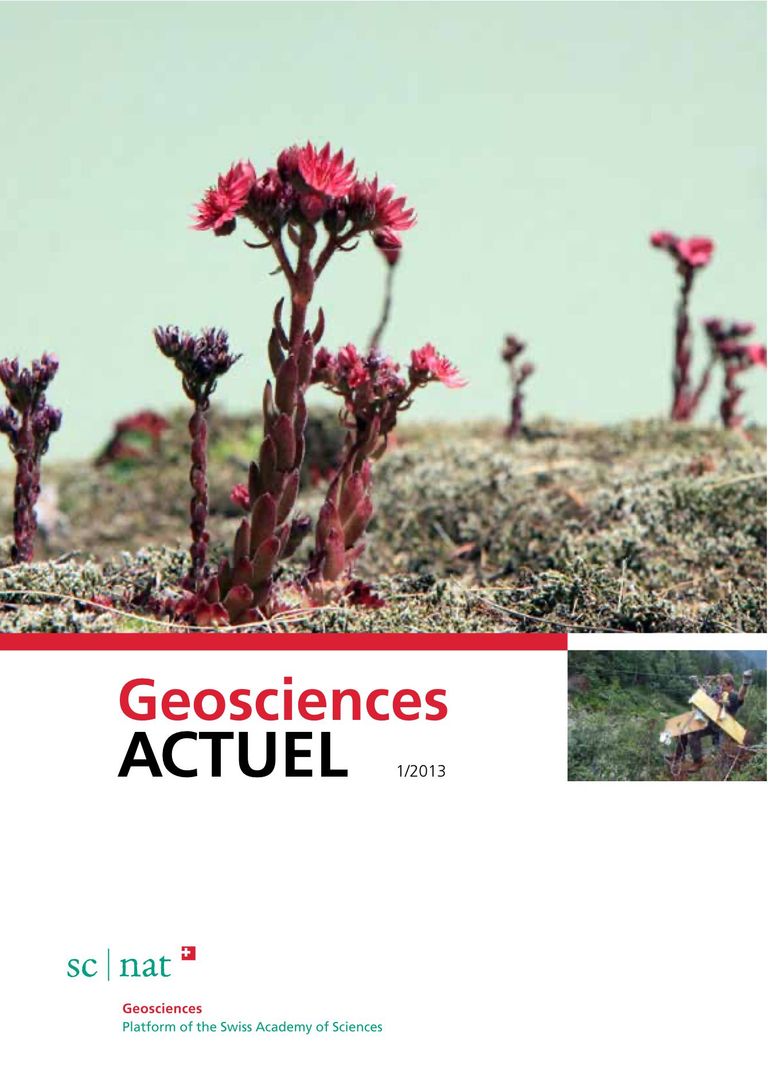 Geosciences ACTUEL 1/2013