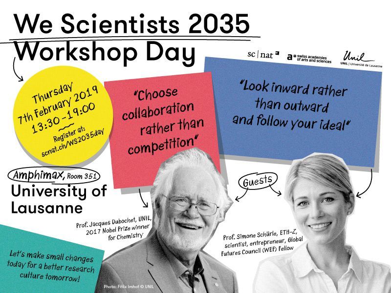 Flyer We Scientists 2035 Workshop Day