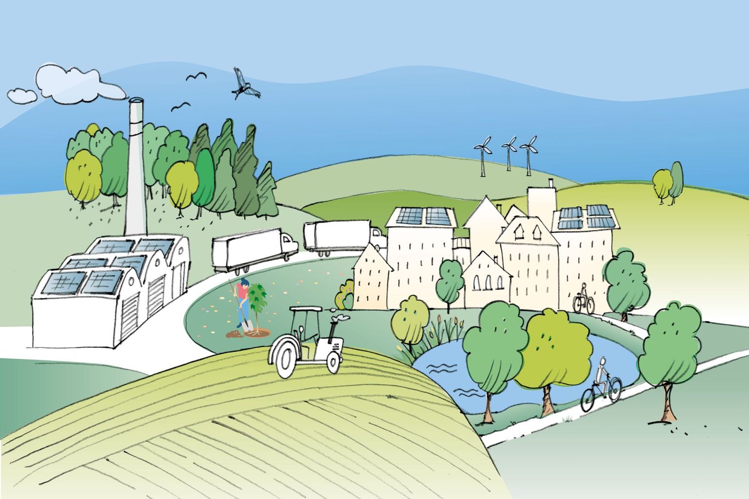 Illustration Was die Schweiz für die Biodiversität tun kann