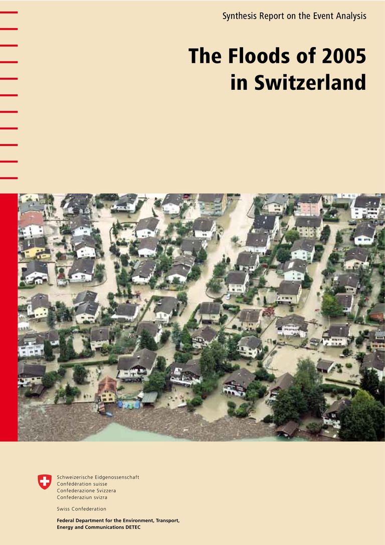 The floods of 2005 in Switzerland