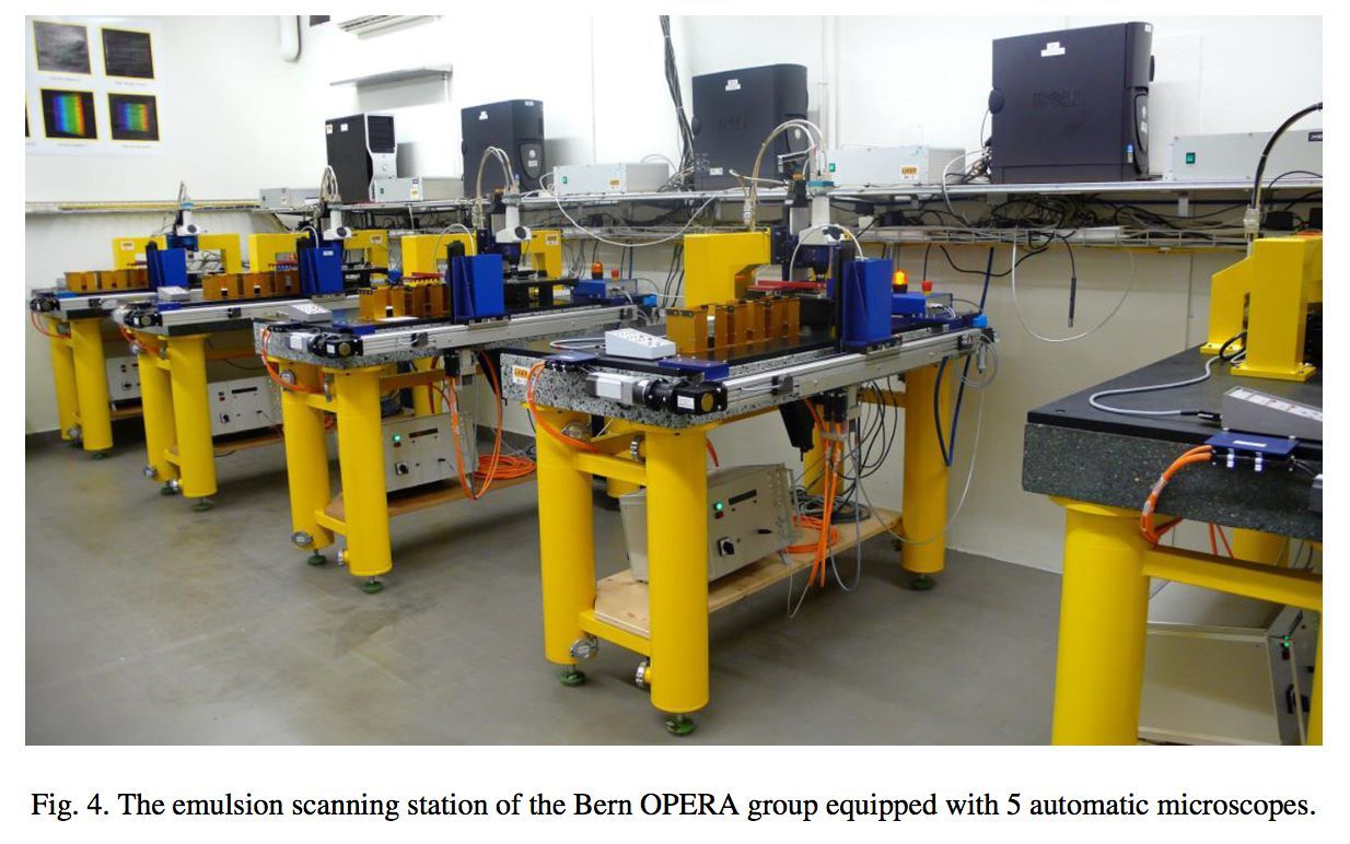 The emulsion scanning station of the Bern OPERA group by A. Ereditato in Nuclear Physics B 908 (2016) 116–129