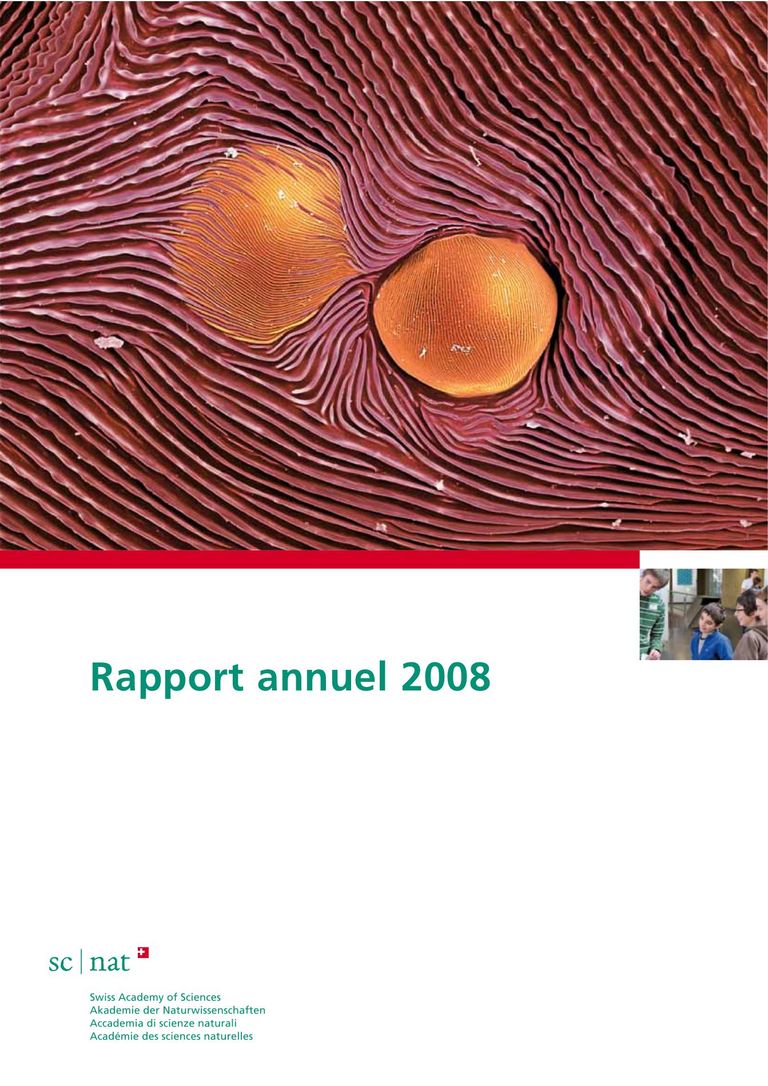 SCNAT Rapport annuel 2008