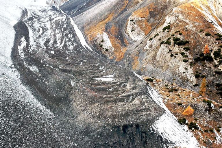 The rockglacier Val da l’Acqua is one of the first rockglaciers described and investigated systematically